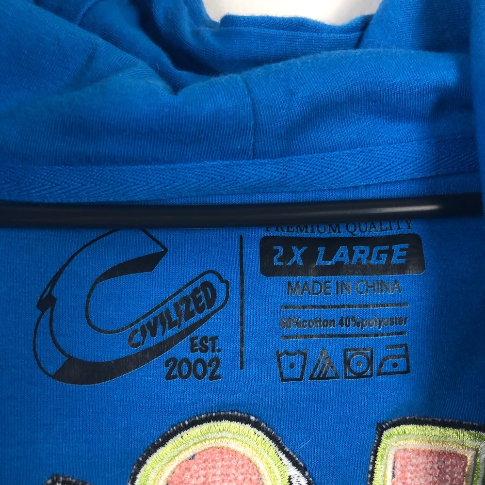 Civilized Sold Out βLixβ Embroidered Hoodie - Picture 6 of 7